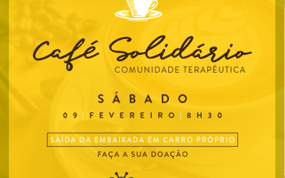 Participe do Café Solidário na Comunidade Terapêutica Desafio Jovem