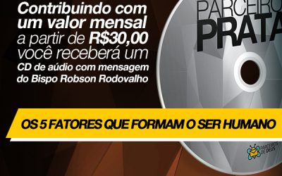 Seja Parceiros de Deus Prata e ganhe um CD de áudio com mensagens do Bispo Rodovalho