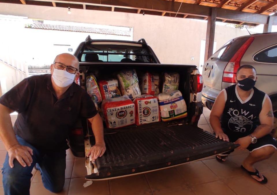 400 cestas básicas são entregues pela Sara para famílias carentes 